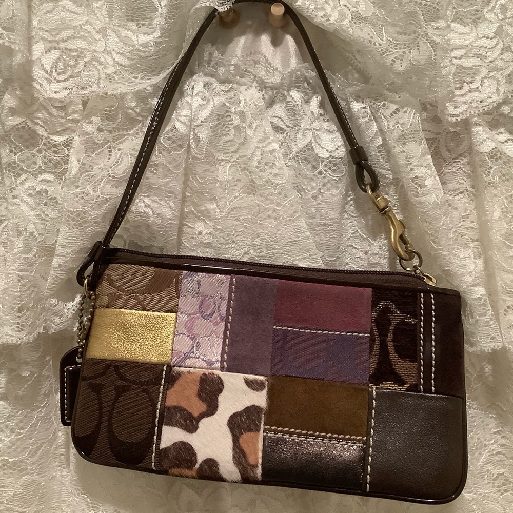 Coach Vintage Patchwork Wristlet